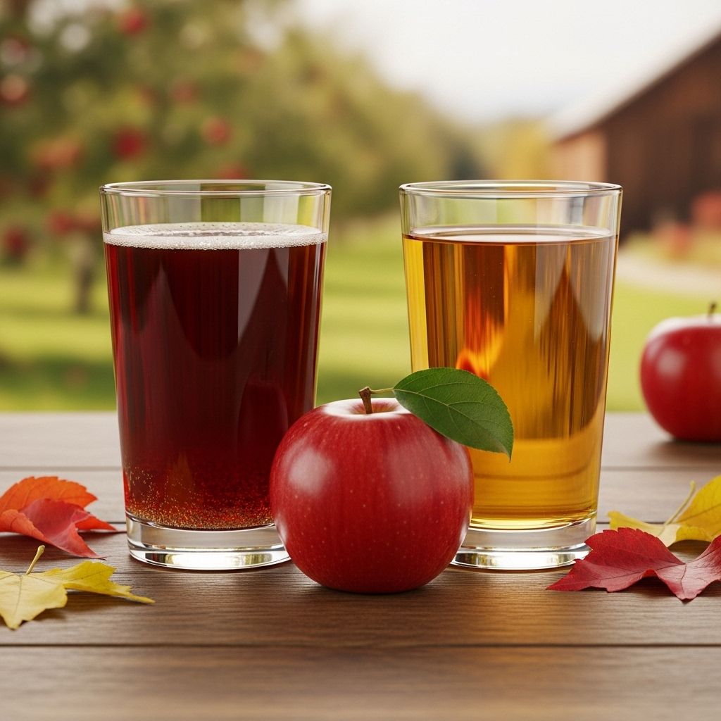 Explore the true distinctions between apple cider and apple juice—from processing to flavor, nutrition, and tradition.