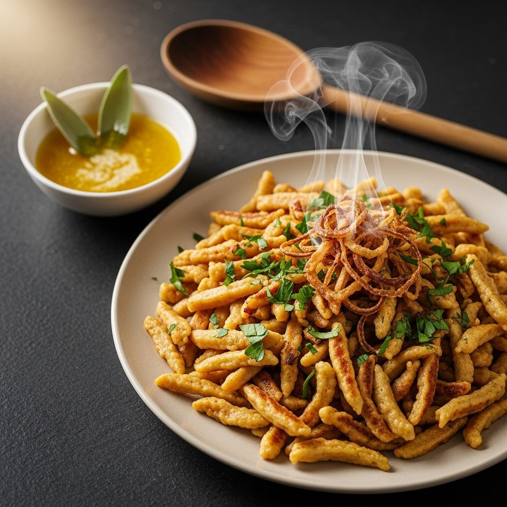 Authentic German Spaetzle: Recipe, Tips, and Serving Ideas Discover the tradition and versatility of classic German spaetzle—egg noodles perfect as a comforting side or main dish.