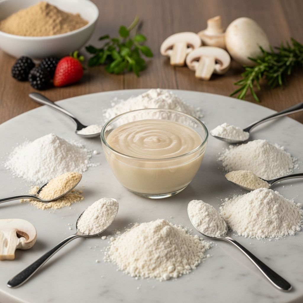 Explore the top cornstarch alternatives and learn how to use each in sauces, baking, and allergy-friendly cooking.