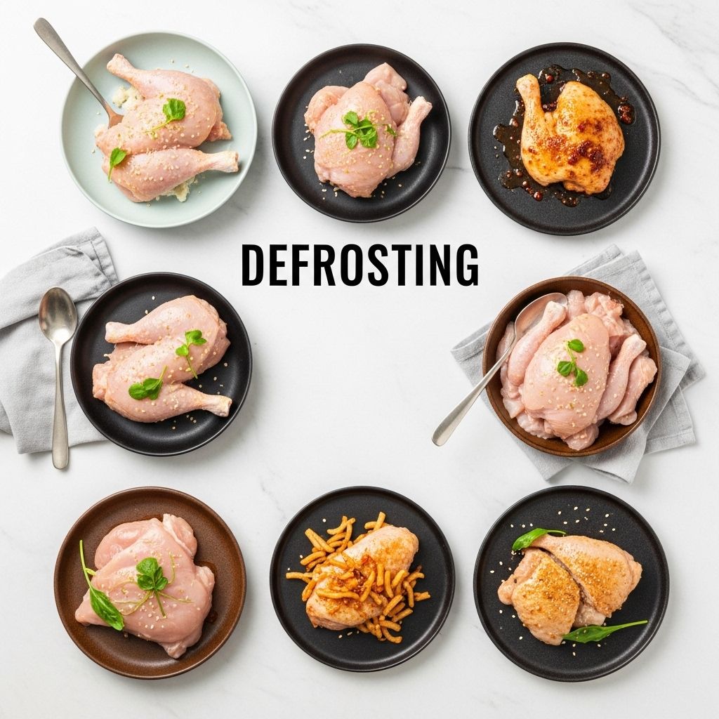 An in-depth, hands-on guide to six defrosting techniques for chicken—ranking safety, speed, and taste.