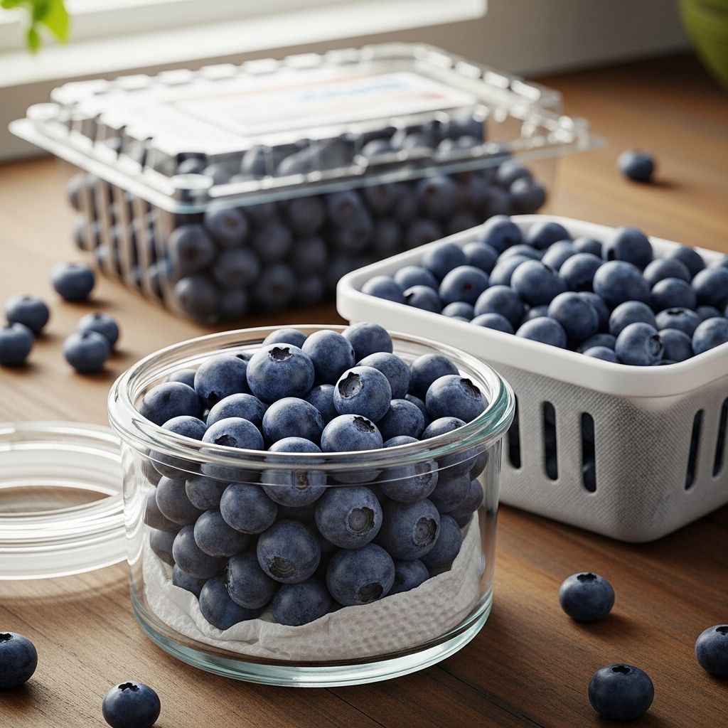 Preserve the freshness and flavor of blueberries with these simple storage tips.