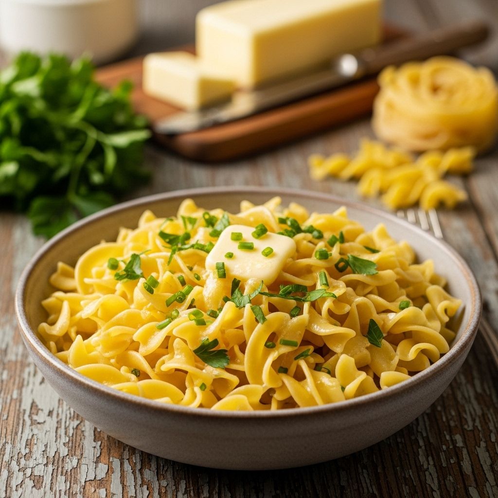 Discover the secrets to irresistibly creamy, savory, and simple buttered noodles with tips, serving ideas, and more.