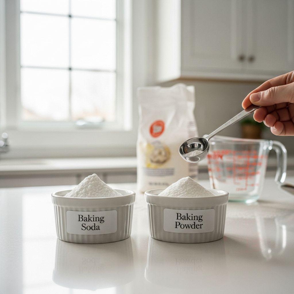 Learn the crucial differences between baking soda and baking powder, and how to smartly substitute one for the other in your favorite recipes.