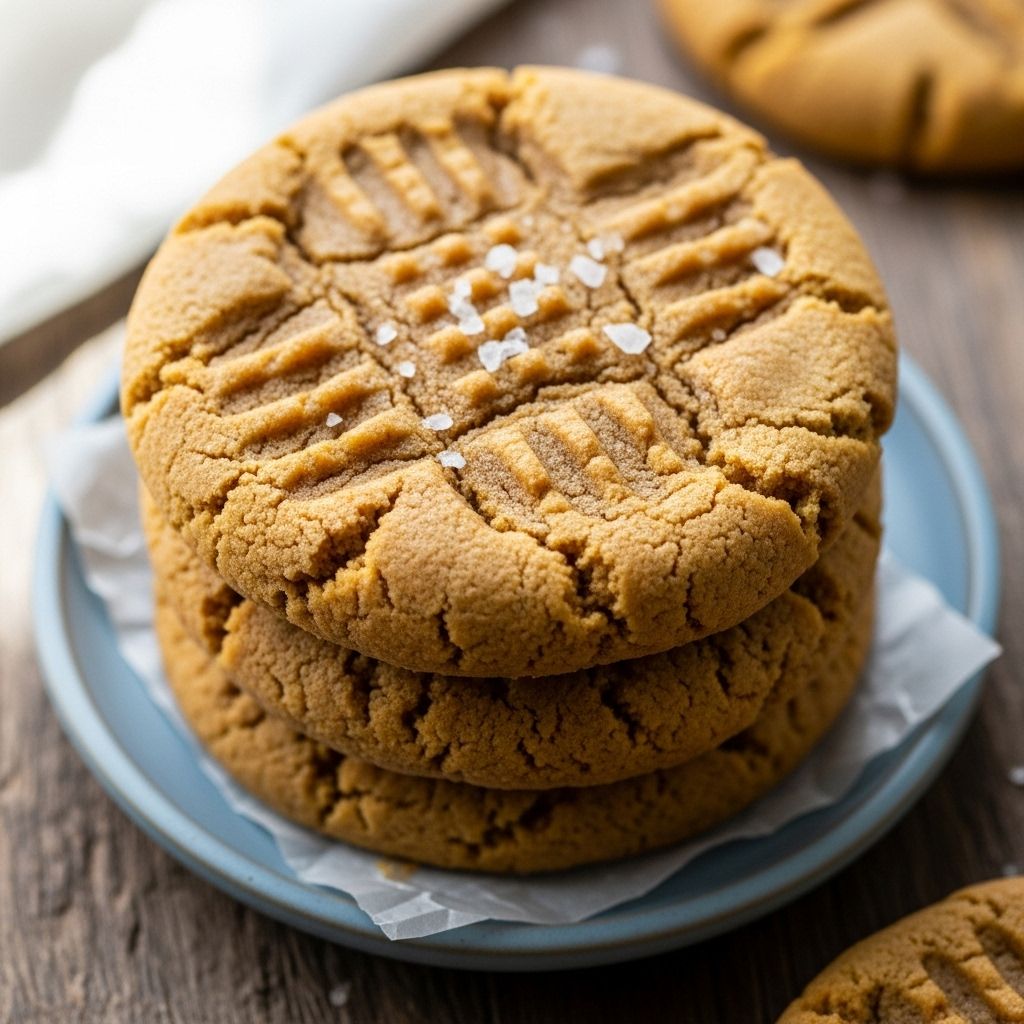 Master the simplest cookie recipe with just peanut butter, sugar, and an egg