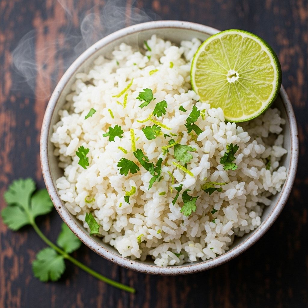 Learn to make restaurant-quality, zesty cilantro lime rice just like Chipotle—with step-by-step instructions, tips, and serving ideas.