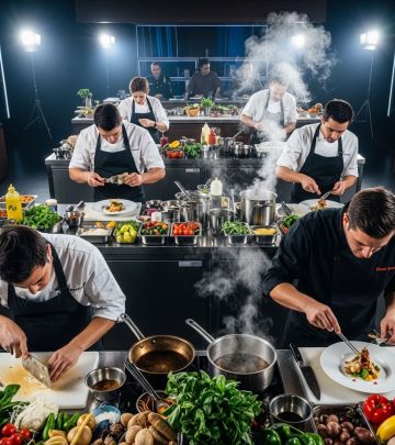 Discover how Chopped tests chefs’ skills, stamina, and creativity with relentless mystery basket challenges and strict competition rules.