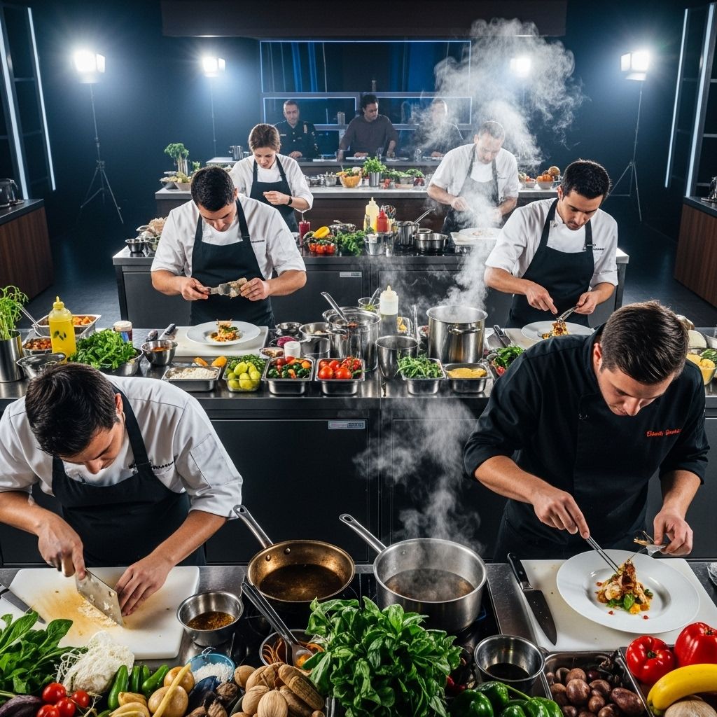 Chopped: Inside the High-Stakes World of Food Network’s Intense Culinary Competition Discover how Chopped tests chefs’ skills, stamina, and creativity with relentless mystery basket challenges and strict competition rules.