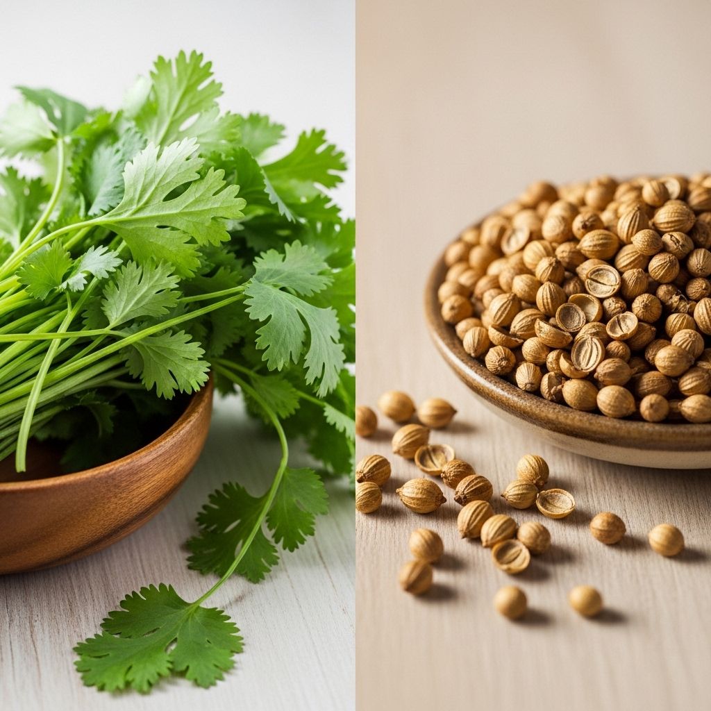 Cilantro vs. Coriander: The Complete Guide to This Distinctive Herb Explore the culinary, botanical, and cultural distinctions between cilantro and coriander, their unique flavors, common uses, and even the controversy they spark.