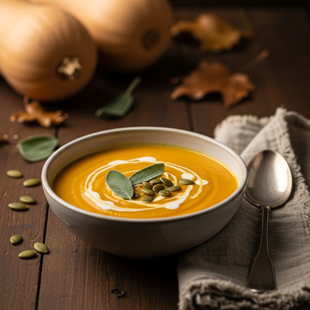 Classic Butternut Squash Soup: Warmth & Flavor for Every Season Deliciously simple, deeply comforting: Discover the secrets to making the perfect butternut squash soup with expert tips and easy variations.