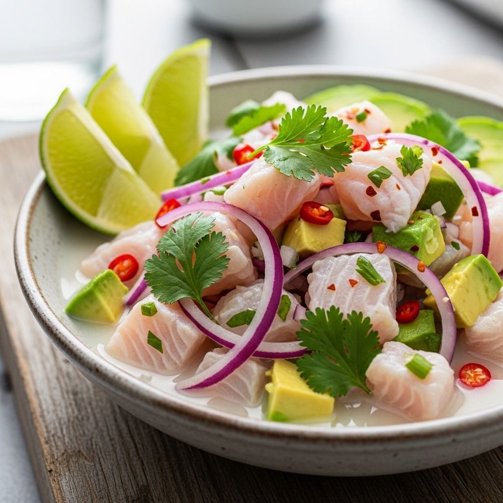 Classic Ceviche Recipe: Fresh, Bright, and Easy to Make A detailed guide to making authentic ceviche with step-by-step instructions, tips, and expert advice for the freshest results.