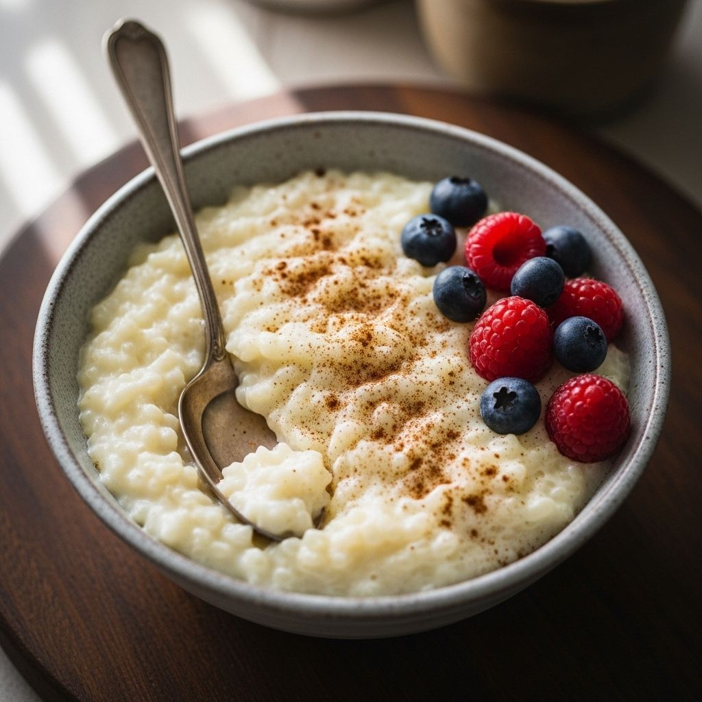 Discover how to make a perfect, creamy rice pudding with expert tips, step-by-step instructions, and creative flavor ideas for this beloved classic dessert.