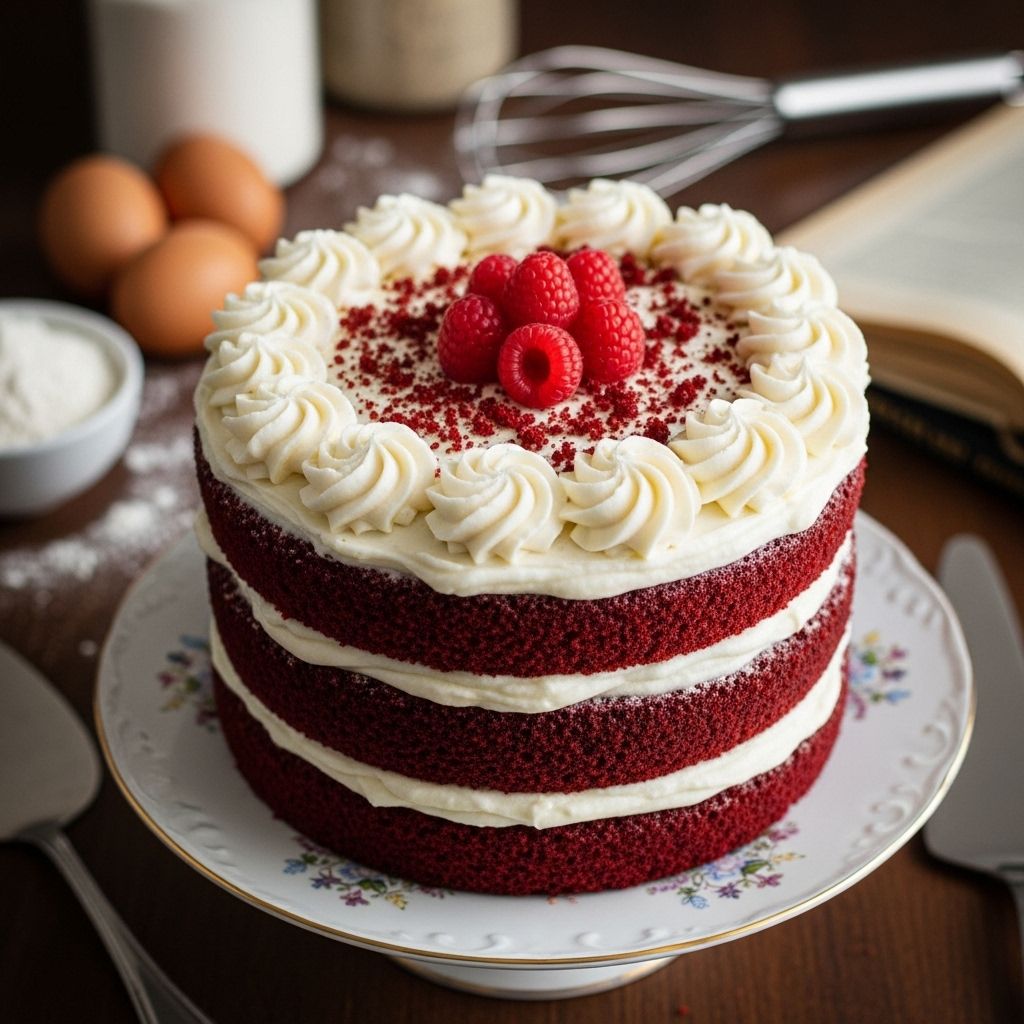 Discover everything about making authentic red velvet cake, from recipes and baking tips to history, troubleshooting, and expert FAQs.