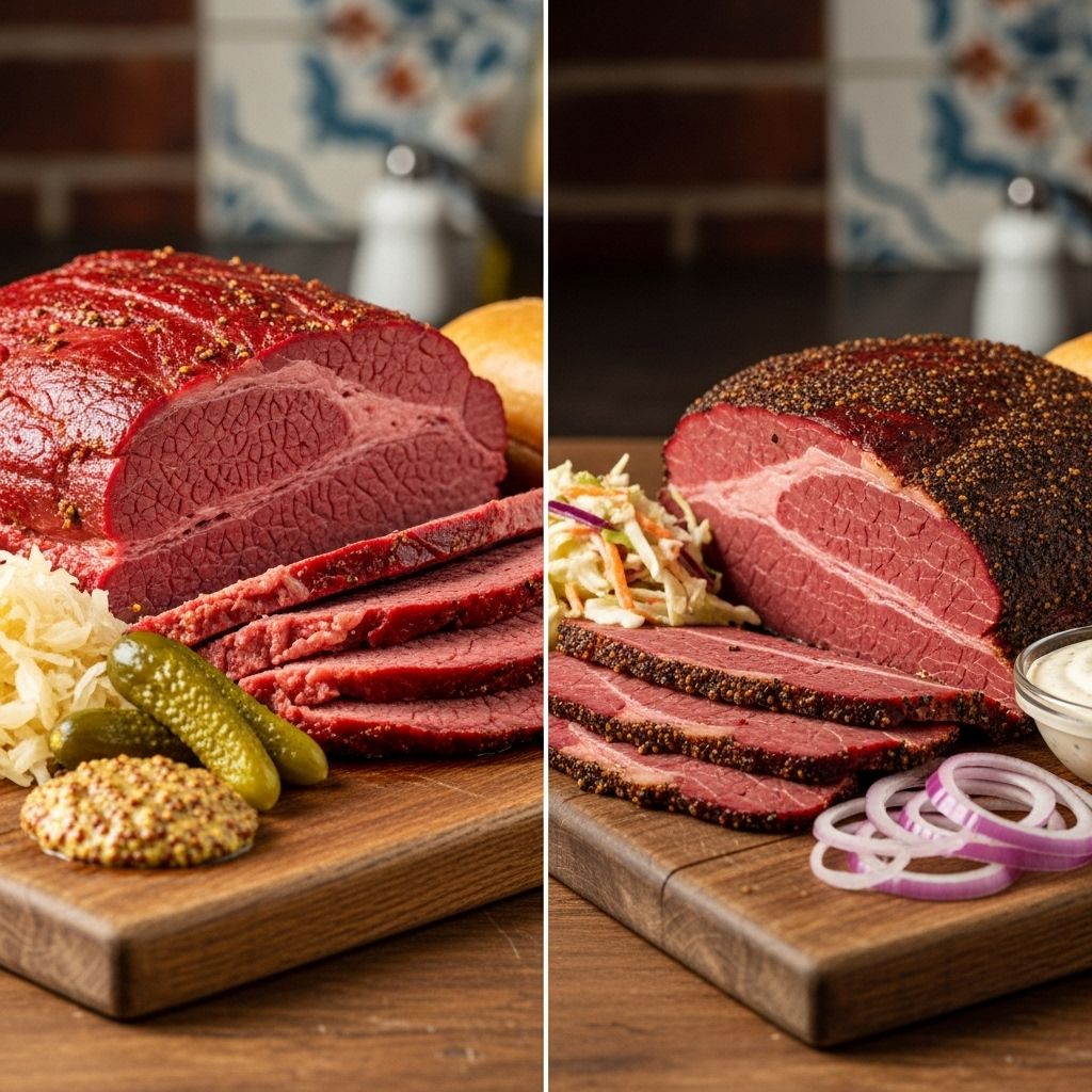 Discover the key differences, cultural history, and serving tips for two iconic deli meats—corned beef and pastrami.