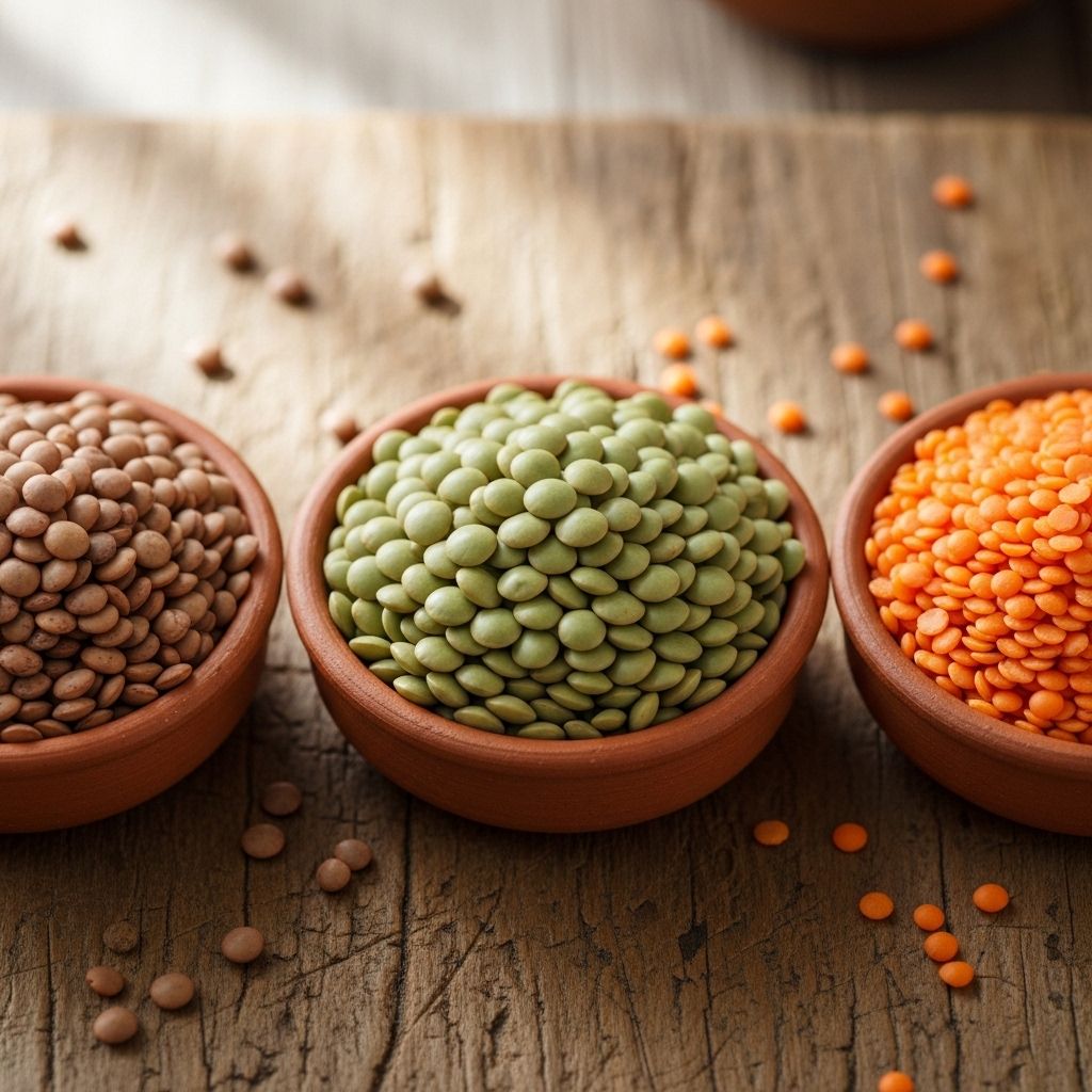 Discover the unique flavors, textures, and uses of brown, green, and red lentils in your kitchen.