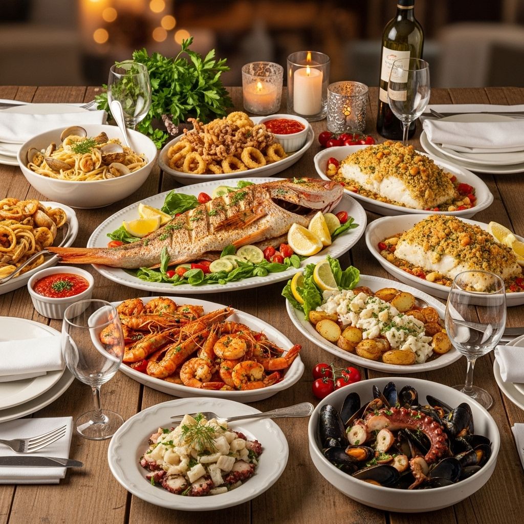 Discover the origins, customs, and culinary delights of the Feast of the Seven Fishes—a beloved Italian-American Christmas Eve celebration.