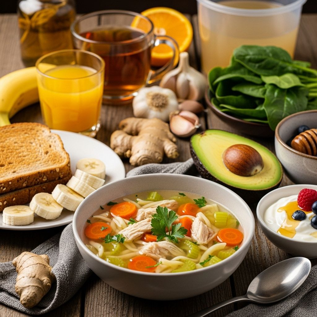 Discover the essential foods nutrition experts turn to for comfort, healing, and immunity when illness strikes.