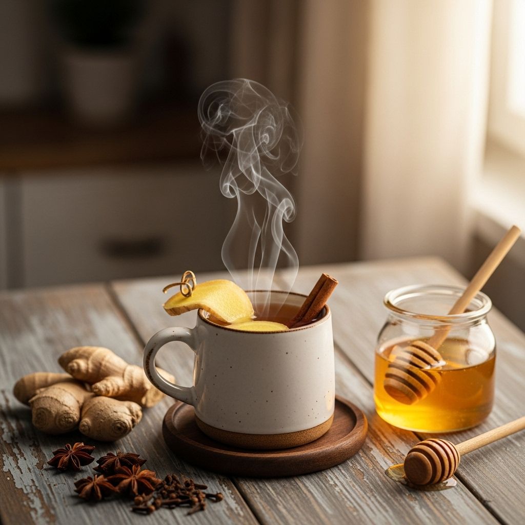Discover how to craft a revitalizing cup of ginger honey tea, blending fresh ingredients with age-old comfort for mind and body.