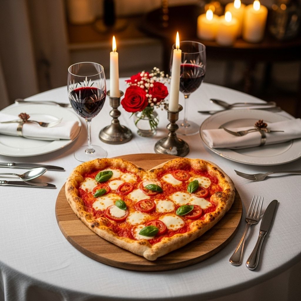 Heart-Shaped Pizza for Two: A Romantic Homemade Delight Transform date night or Valentine’s Day with an easy, homemade heart-shaped pizza everyone will fall in love with.