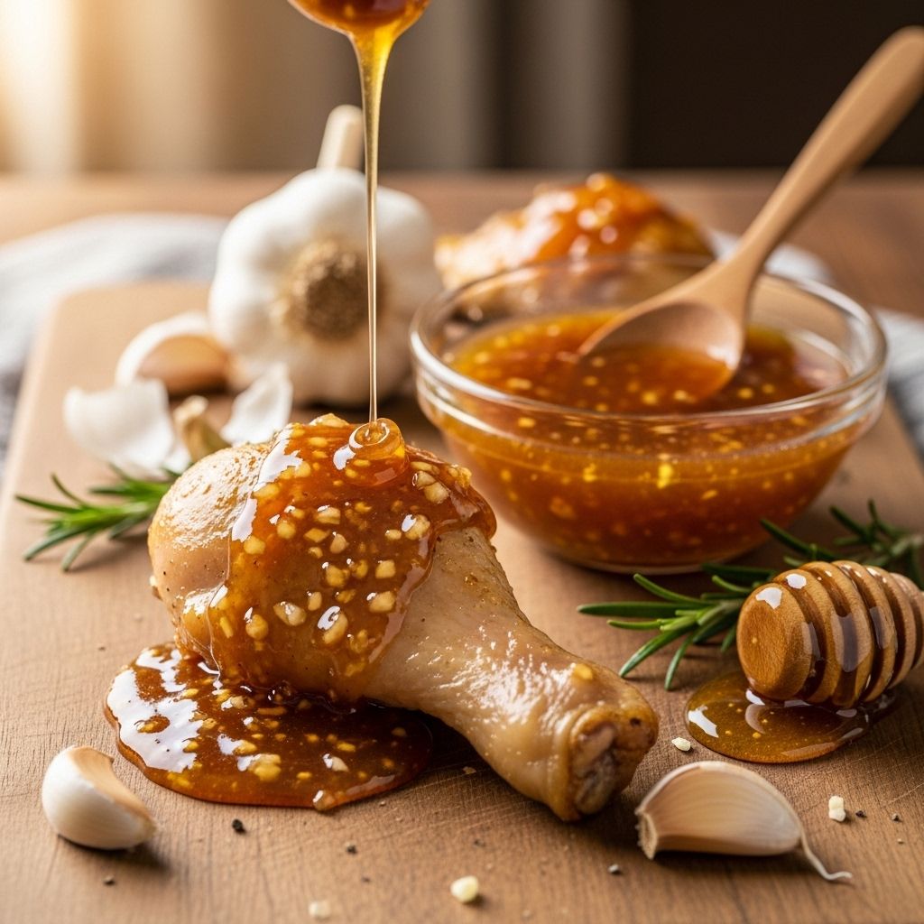 Discover how to make magical honey garlic sauce in minutes—perfect as a dip, glaze, marinade, or dressing for meats, seafood, and more.