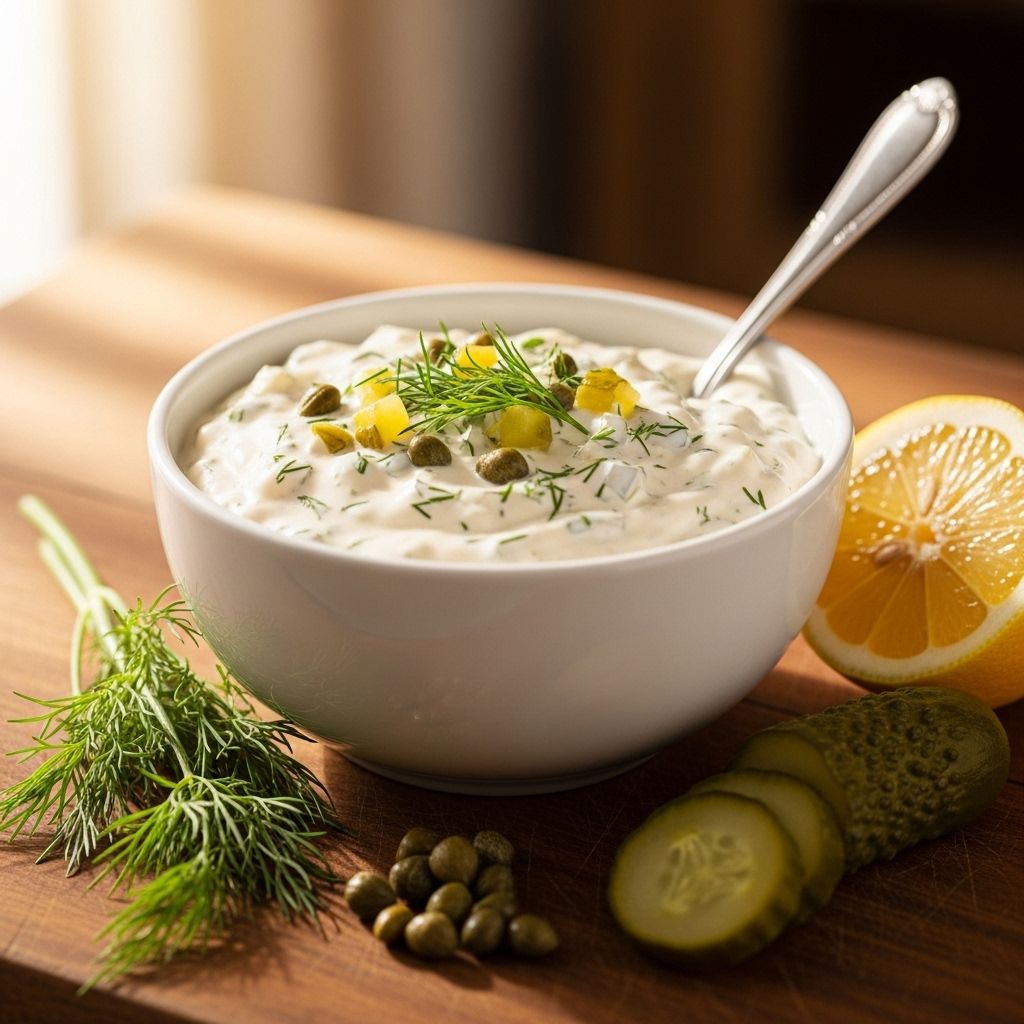 Elevate Your Seafood with This Easy Homemade Tartar Sauce Recipe