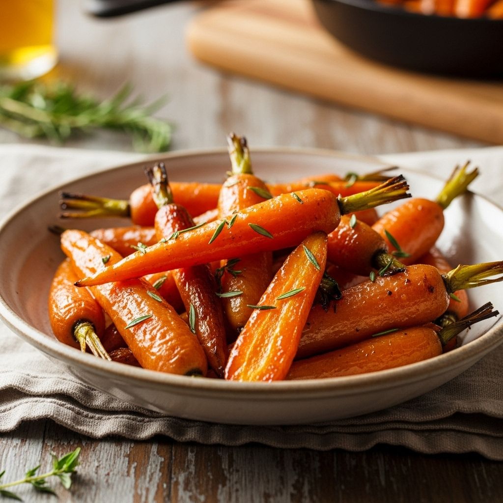 Honey Glazed Carrots: The Perfect Sweet and Savory Side A vibrant, simple, and crowd-pleasing veggie dish that balances sweetness and freshness in every bite.