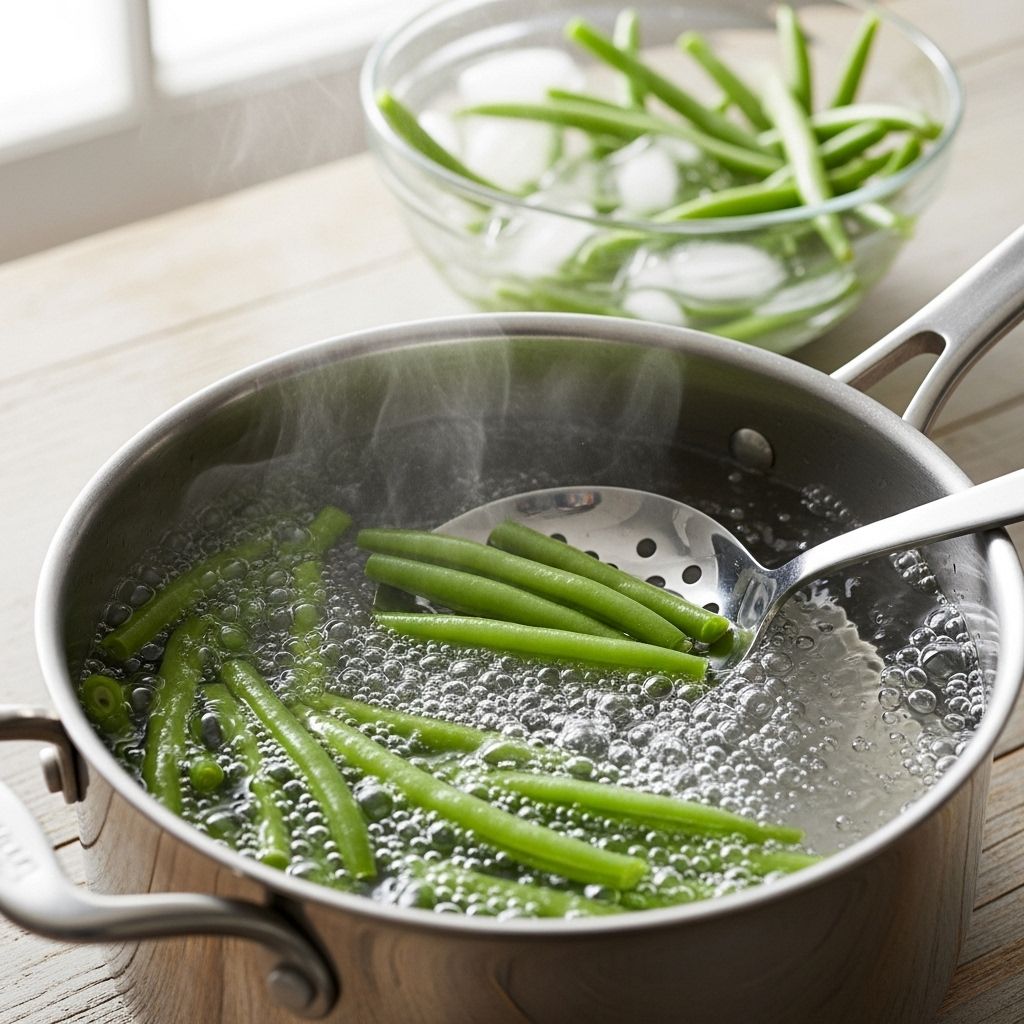 Master the technique of blanching green beans and discover tips for perfect color, texture, and preserving flavor every time.