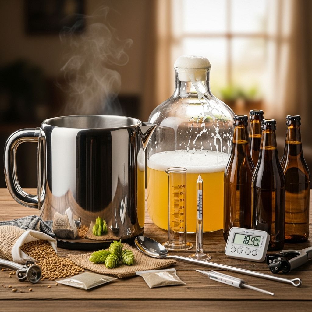 Start crafting your own delicious beer at home with this in-depth, step-by-step beginner’s guide covering every stage from equipment to first pour.