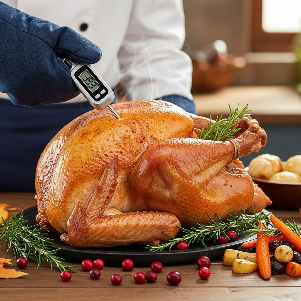 Master juicy, perfectly cooked turkey every time by learning where, how, and why to check its internal temperature.