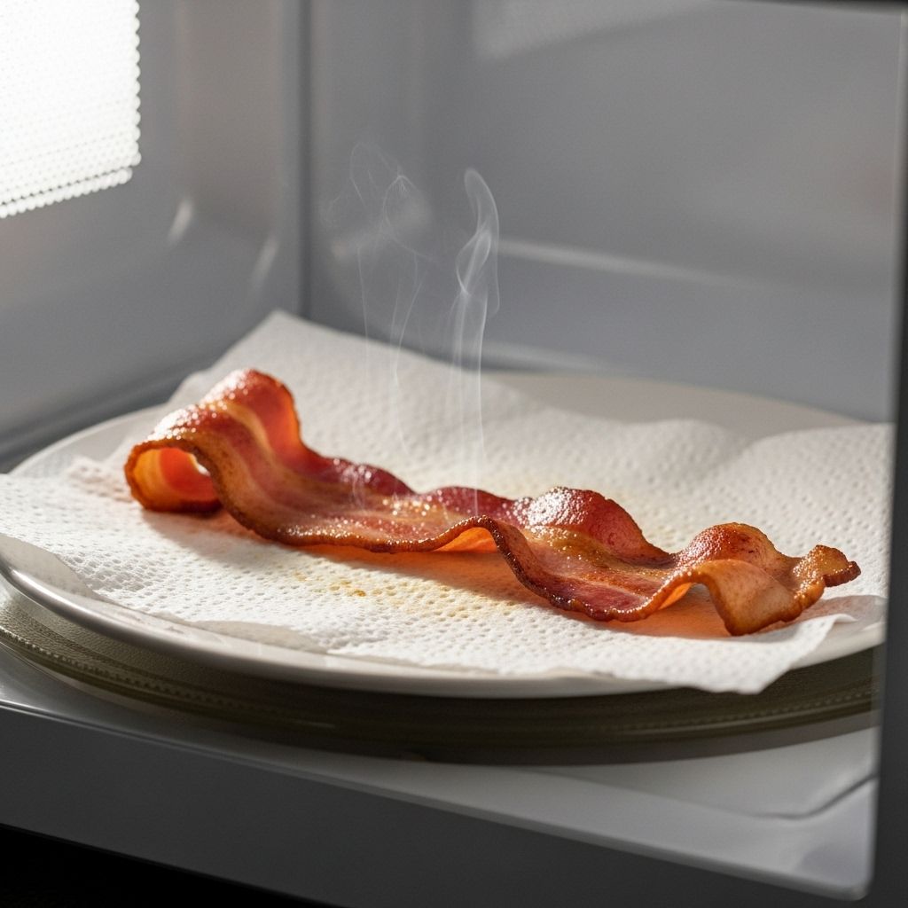 Master the art of microwaving bacon with our complete guide to perfectly crispy strips