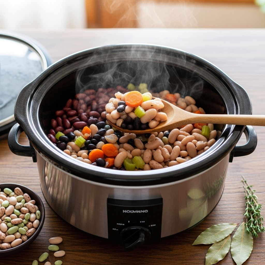 Master slow cooker bean preparation with detailed steps, expert tips, and answers to all your burning questions.