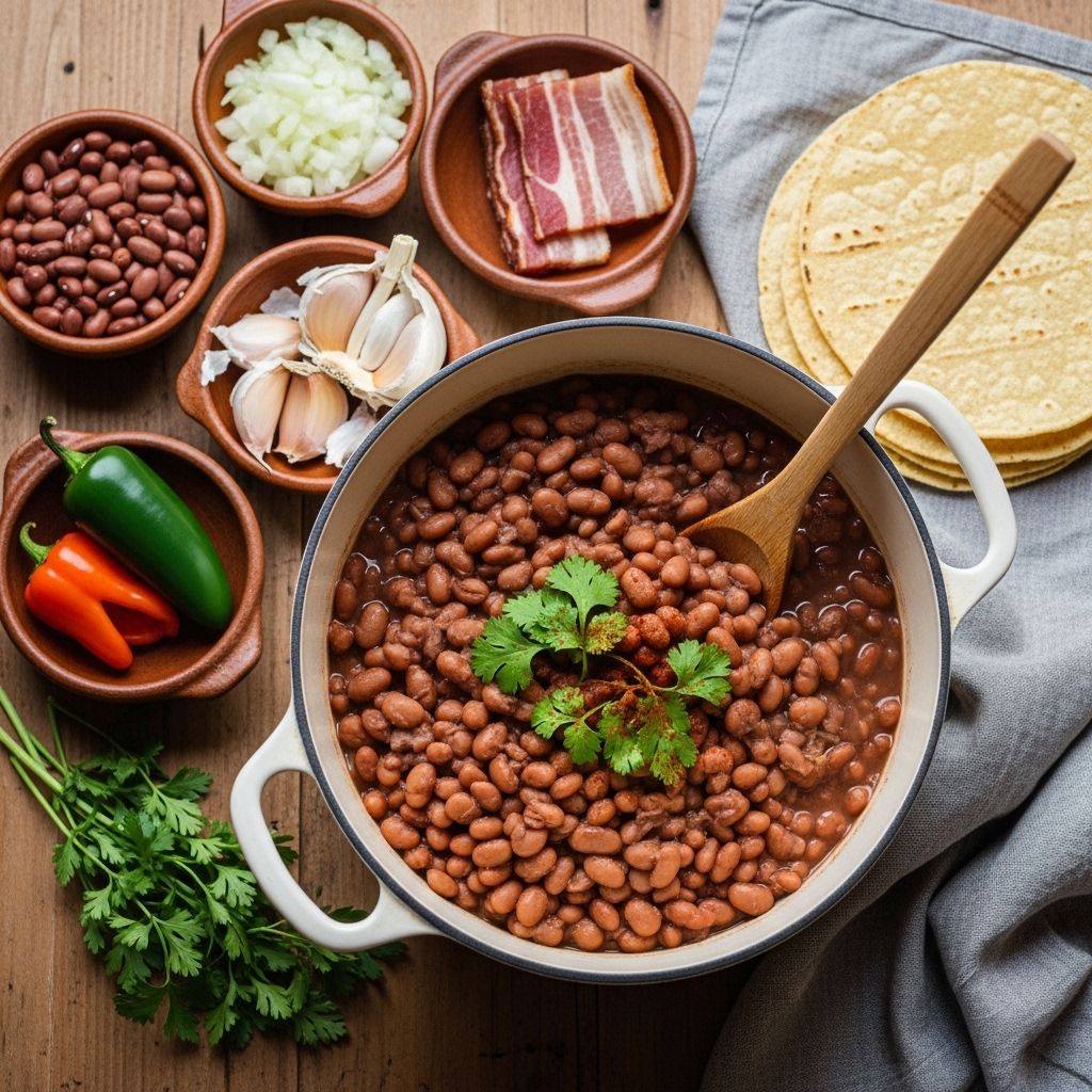 Discover a foolproof method for cooking pinto beans from scratch with flavor-boosting tips and serving suggestions for any meal.