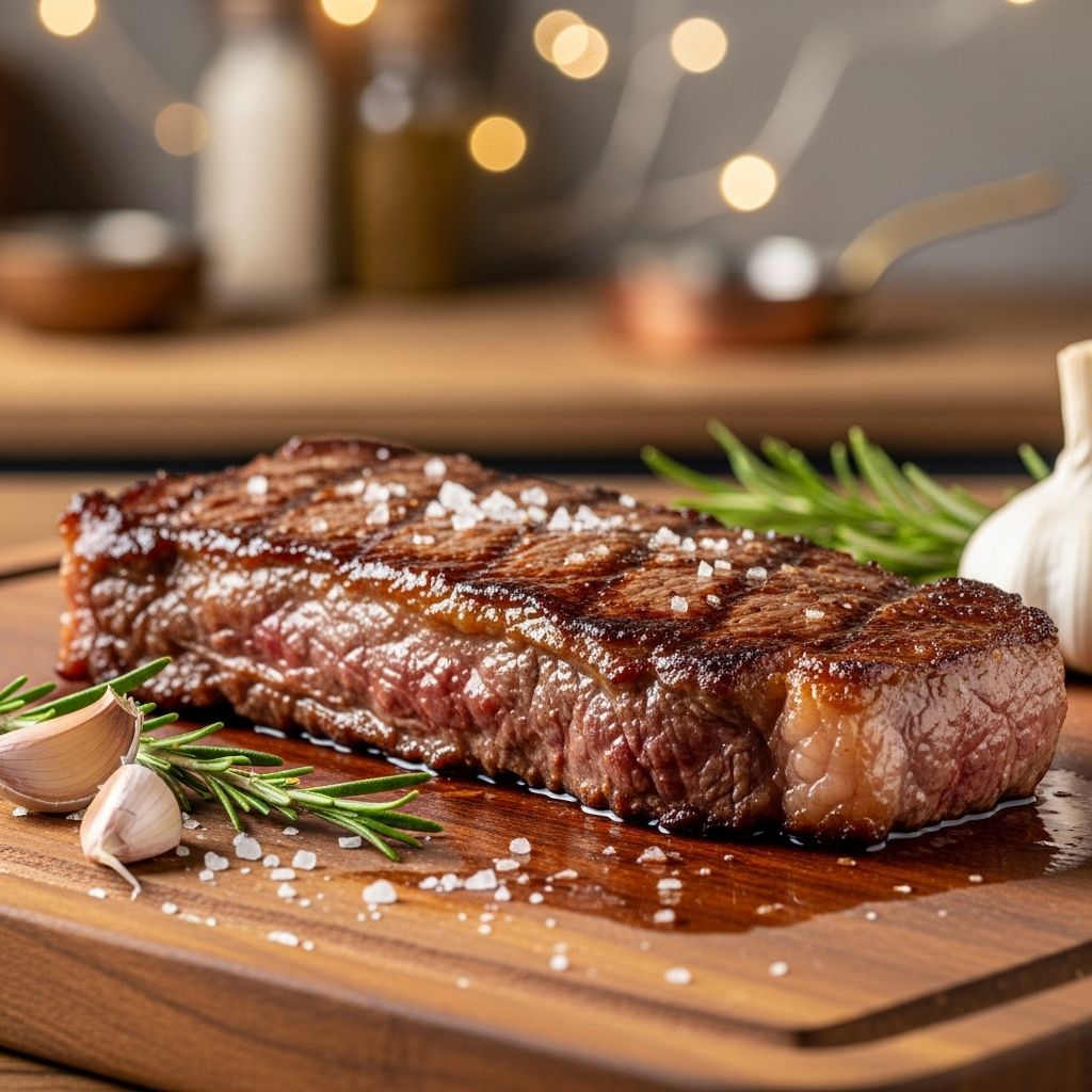 Master the art of preparing juicy, tender New York strip steak at home, from pan-searing to seasoning and perfect sides.