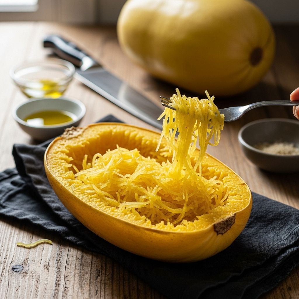 Master the art of preparing spaghetti squash with our foolproof, step-by-step guide for tender, flavorful results every time.