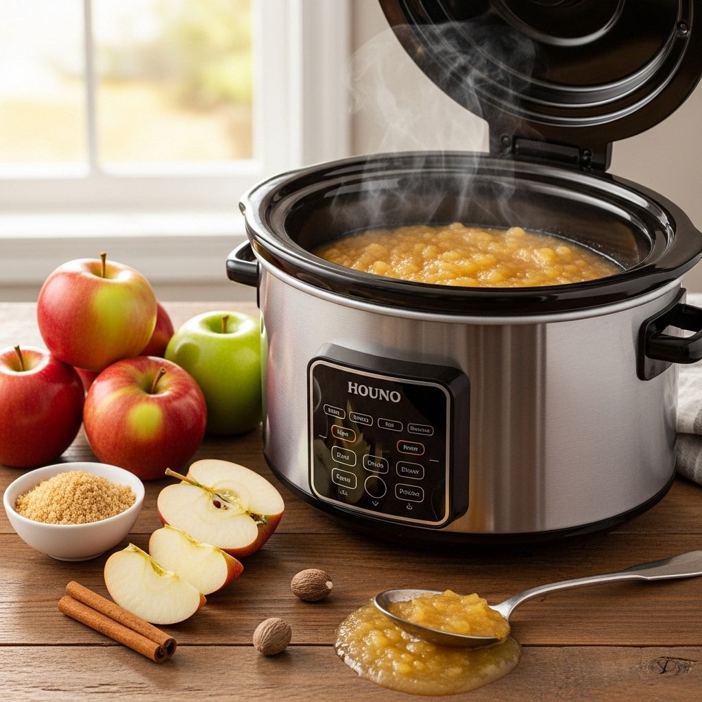 How to Make Applesauce in the Slow Cooker — Easy, Homemade Recipe Discover the easiest way to make homemade applesauce using your slow cooker—no peeling required, just pure, delicious flavor!