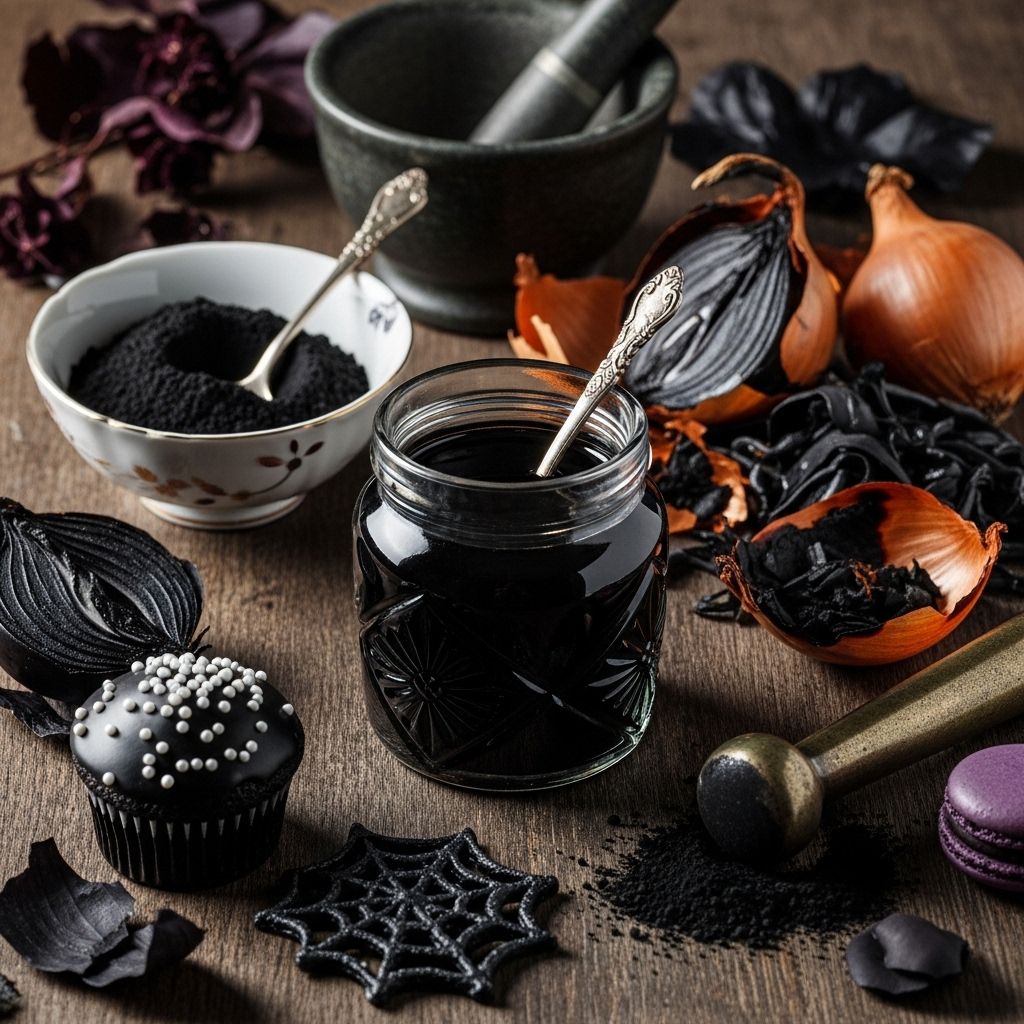 Master the art of making richly black food coloring at home and perfect your Halloween bakes, frostings, and festive treats.