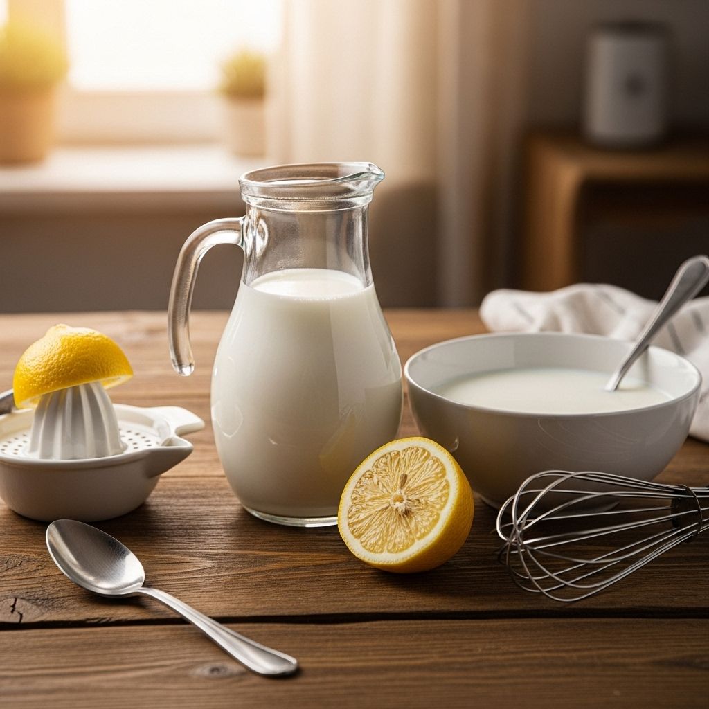 Learn simple methods to make buttermilk at home, including substitutes, expert tips, storage advice, and delicious ways to use it.