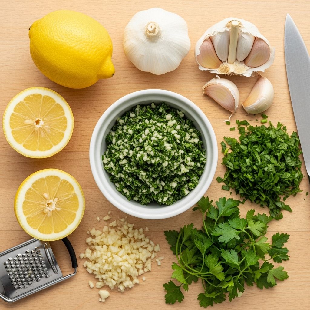 How to Make Classic Gremolata: A Step-by-Step Guide Elevate dishes with fresh gremolata—a vibrant Italian condiment made in minutes from parsley, garlic, and lemon zest.