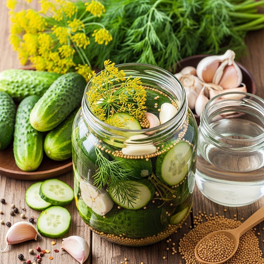 Master the art of homemade dill pickles with this comprehensive step-by-step guide for beginners and experienced cooks alike.