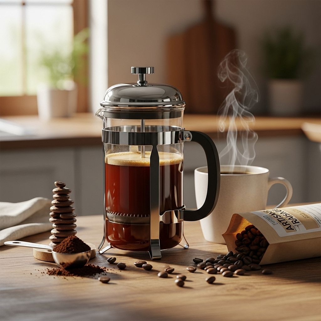 Master each step of brewing delicious French press coffee, from grind size to steep time with this in-depth, beginner-friendly guide.