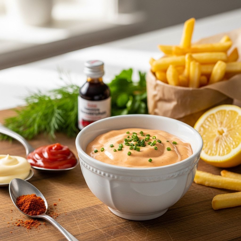 Discover the secrets to making restaurant-style fry sauce at home with this easy, customizable recipe and tips for perfect dipping.