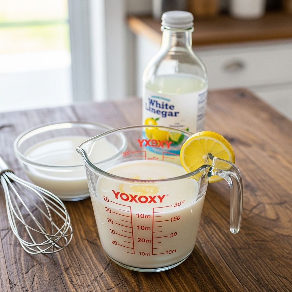 How to Make a Quick Easy Buttermilk Substitute Master the simple art of creating buttermilk at home with basic pantry ingredients