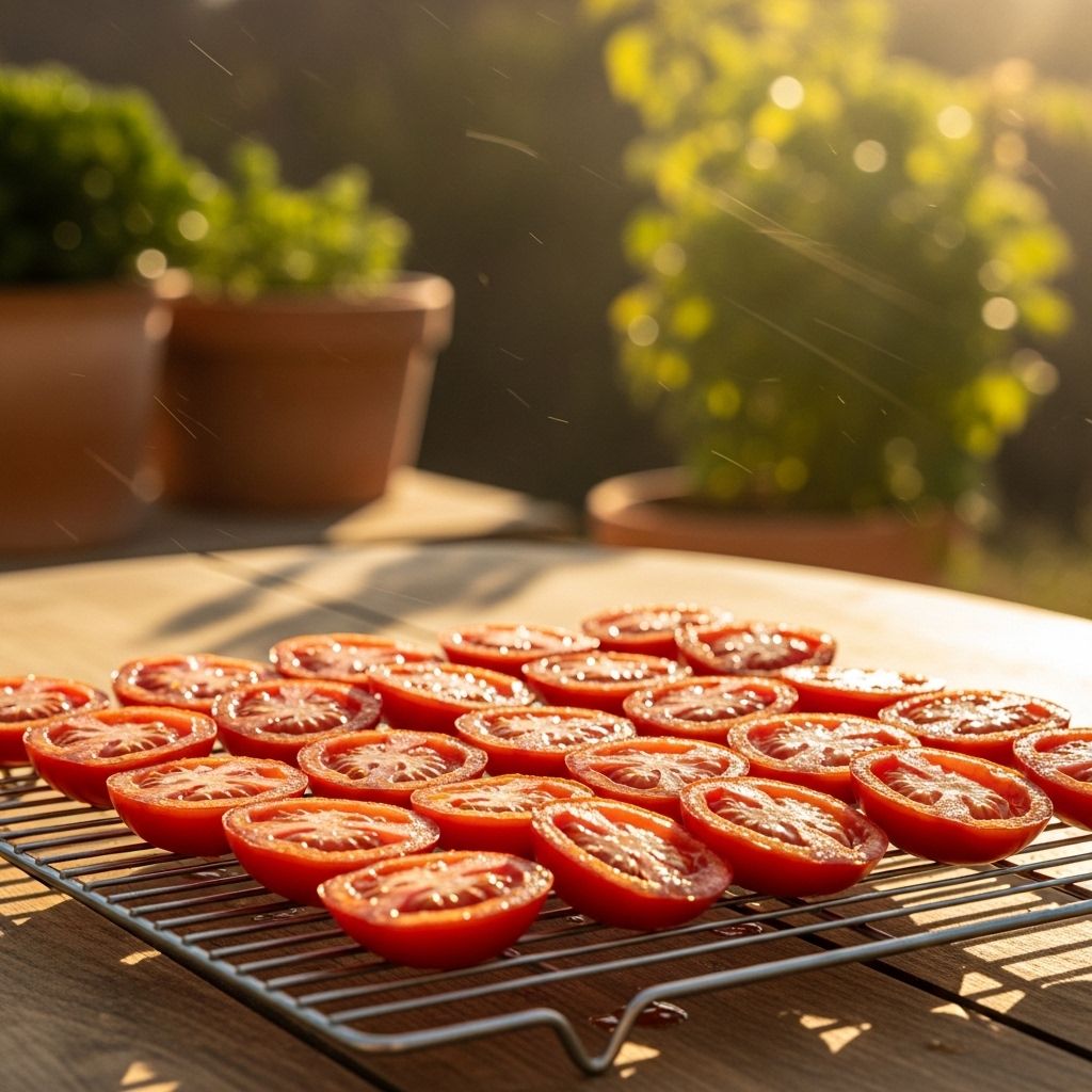 Discover easy methods for making your own sun-dried tomatoes and learn how to store and use them in your favorite dishes.