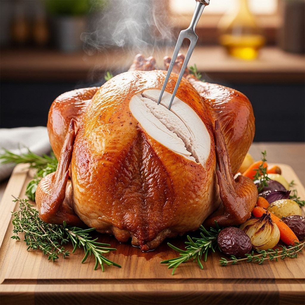 Transform your holiday turkey with an upside-down roasting method for juicier, evenly cooked meat and a fuss-free feast.
