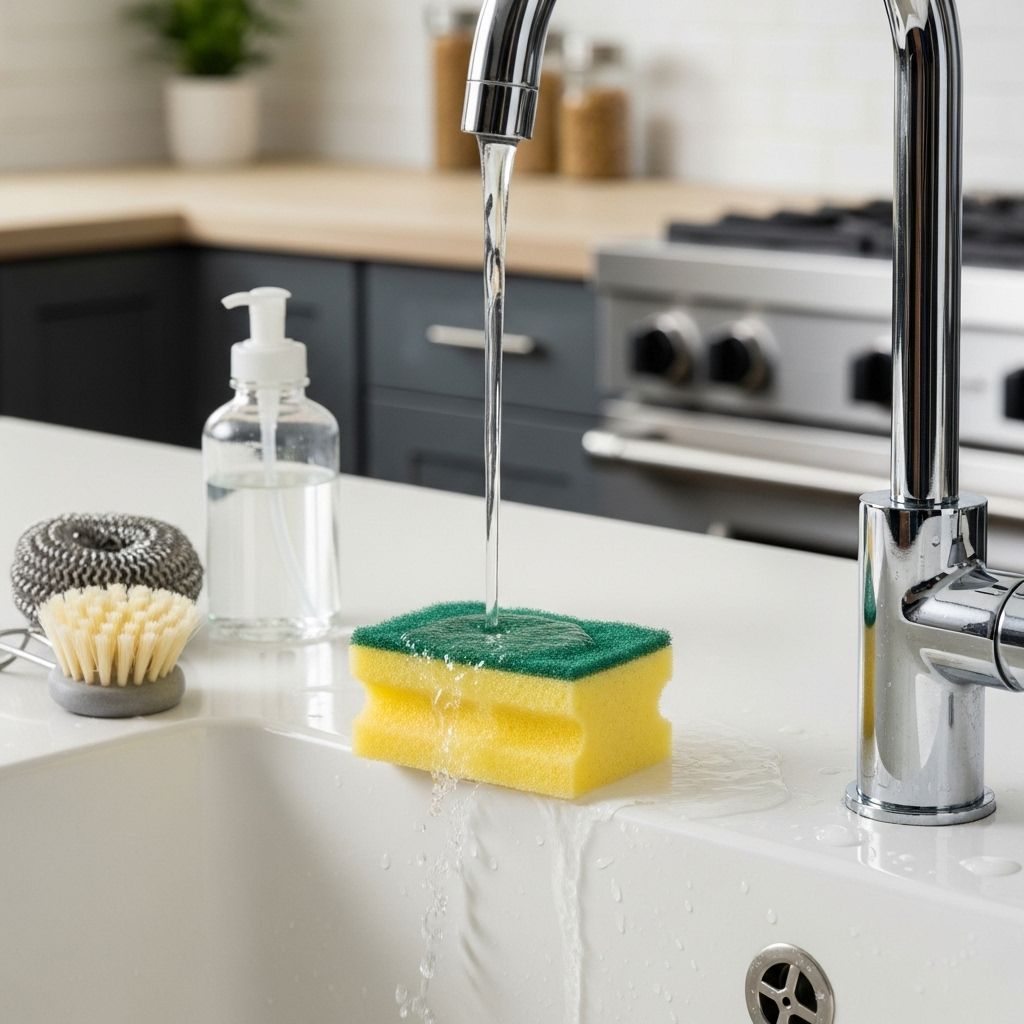 Your comprehensive guide to cleaning and sanitizing kitchen sponges for a safer and healthier home.