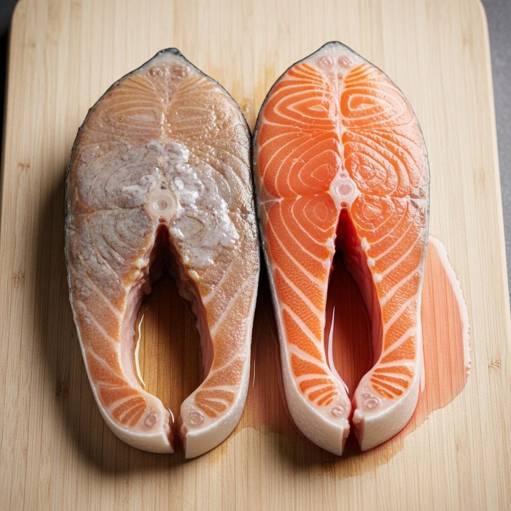 Learn how to identify spoiled salmon, proper storage practices, and tips to keep your seafood fresh and safe to eat.