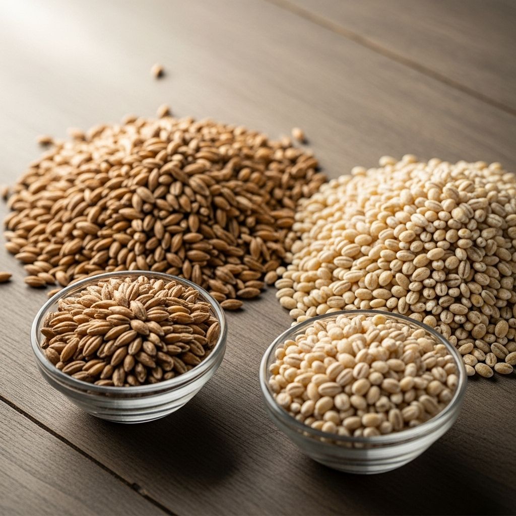 Hulled vs. Pearl Barley: What’s the Real Difference? Understand the key differences between hulled and pearl barley, their nutritional benefits, uses, and how to cook them for the healthiest meals.
