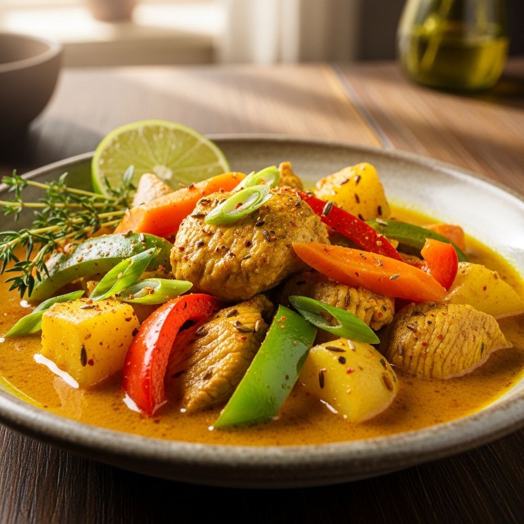 Experience the Vibrant Flavors of Jamaica with This Delicious Chicken Curry Recipe