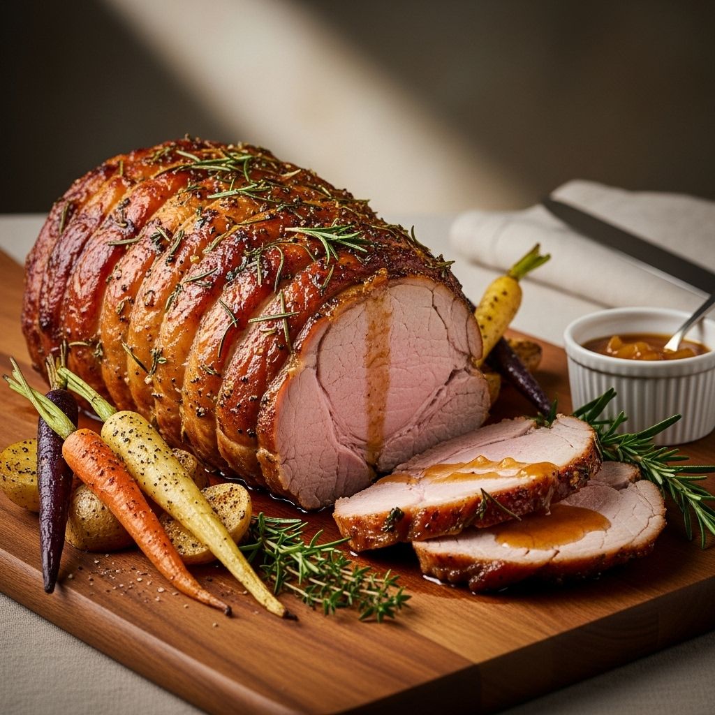 Master the art of perfect roasted pork loin with this simple, foolproof technique