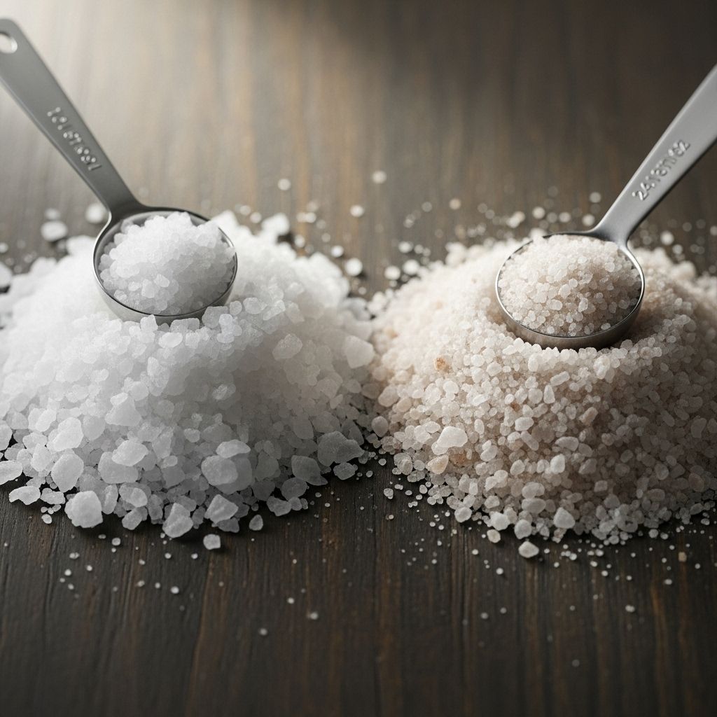 Discover the key differences, uses, and science behind kosher and sea salt for better cooking every day.