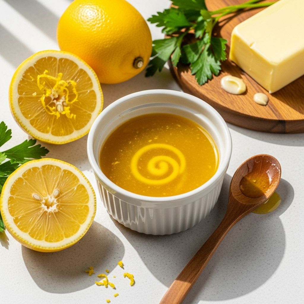 How to Make Silky, Tangy Lemon Butter Sauce Perfectly Master the art of preparing flawless lemon butter sauce for seafood, chicken, vegetables, and more with this detailed, step-by-step guide.